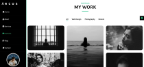 Arcus - Personal Portfolio Bootstrap HTML Template Screenshot 6