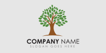 Green Tree Logo Design Template Screenshot 1