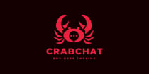 Crab Chat Logo Template Screenshot 2