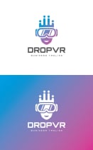 Human Drop VR Logo Template Screenshot 3