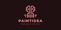 Paint Idea Logo Template Screenshot 2