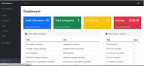 100 Calculators PHP Script with Admin Panel Screenshot 4
