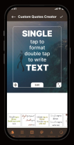 Custom Quotes Creator - Android Source COde Screenshot 8