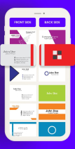 Digital Business Card Maker - Android Source Code Screenshot 3