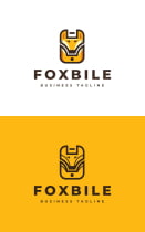 Fox Mobile Logo Template Screenshot 3