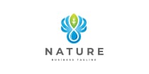 Nature Wings Logo Template Screenshot 1