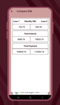 EMI Calculator - Android Source Code Screenshot 5