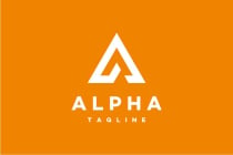 Alpha  Letter A Logo Template Screenshot 3