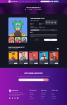 NFTBooster - NFT Marketplace Website UI Kit Figma Screenshot 12