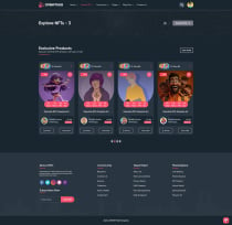 OpenNFT Hub - NFT Marketplace Website UI Kit Figma Screenshot 17