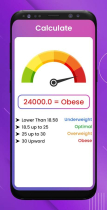 BMI Calculator - Android App Source Code Screenshot 4