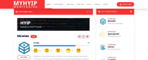 MYHYIP - HYIP Monitoring And Listing HTML Template Screenshot 9