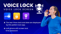 Voice Lock Screen - Android App Source Code Screenshot 1