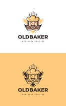 Old Baker Logo Template Screenshot 3