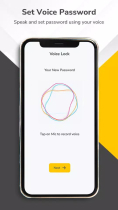 Voice lock Screen - Android App Template Screenshot 2