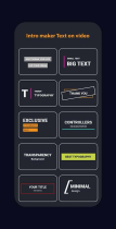 Intro Maker No Watermark - Android App Template Screenshot 2