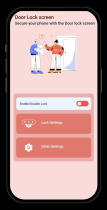 Door Style Lock Screen - Android App Template Screenshot 6