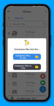 Zip Unzip files extractor - Android App Template Screenshot 2