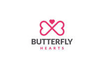 Butterfly Hearts Logo Screenshot 1