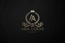 Letter A and A Luxury Logo Screenshot 1