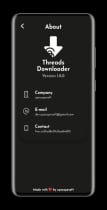 Threads Downloader - Android App Source Code Screenshot 3