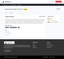 WorkOne - Freelancer Script Screenshot 5