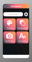 Neon Keyboard with Admob Android Screenshot 1