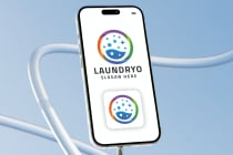 Clean Laundry Logo Design Screenshot 2