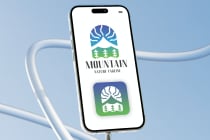 Mountain Nature Letter M Logo Screenshot 2