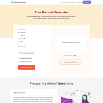 Premium Barcode Generator  Script Screenshot 1