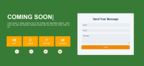 Bongosoft Coming Soon Landing Page With Countdown Screenshot 2