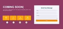 Bongosoft Coming Soon Landing Page With Countdown Screenshot 4