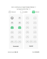 React Seat Map Picker Screenshot 2