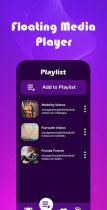Floating Media Player -  Android App Source Code Screenshot 4