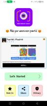 Selfie - Makeover Camera - Android App Template Screenshot 2
