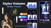 Styles Volume Slider Panel - Android App Source Co Screenshot 1