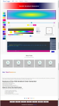 CSS Gradient Generator for Easy Gradient Creation Screenshot 2