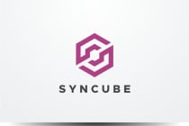 Sync Cube Letter S Logo Design Template Screenshot 1