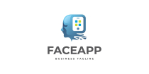 Human Face Mobile Logo Template Screenshot 1