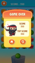 Ninja Fruit Sega Match Puzzle Game For Android Screenshot 6