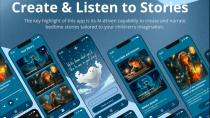 AI-Powered Bedtime Stories App Flutter Screenshot 2