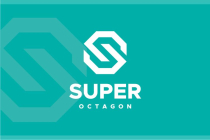 Super Octagon - Letter S logo design template Screenshot 2