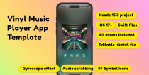 Vinyl Player iOS App Template Screenshot 1