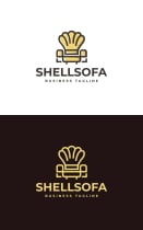 Royal Shell Sofa Logo Template Screenshot 3