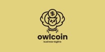 Owl Coin Logo Template Screenshot 2