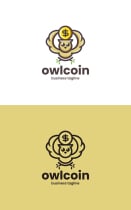 Owl Coin Logo Template Screenshot 3