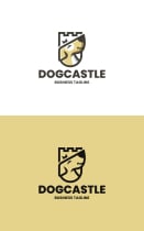 Dog Castle Logo Template Screenshot 3