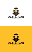 Carrot Launch Logo Template Screenshot 3