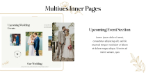 Elegant - Wedding Events HTML Template Screenshot 3