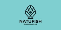 Nature Eco Fish Logo Template Screenshot 2